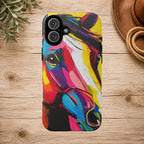 Abstract Colorful Horse Phone Case