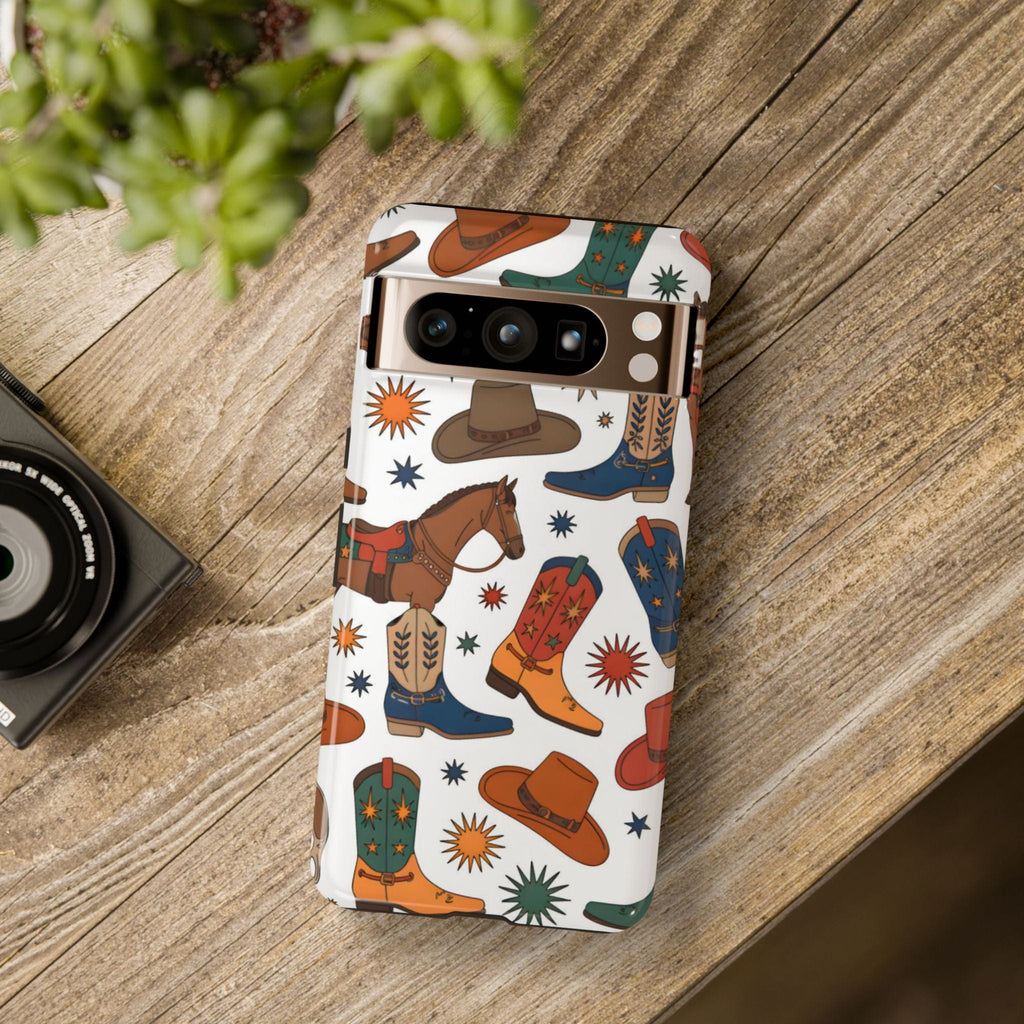 Cowboy Boots, Hats & Horses Phone Case