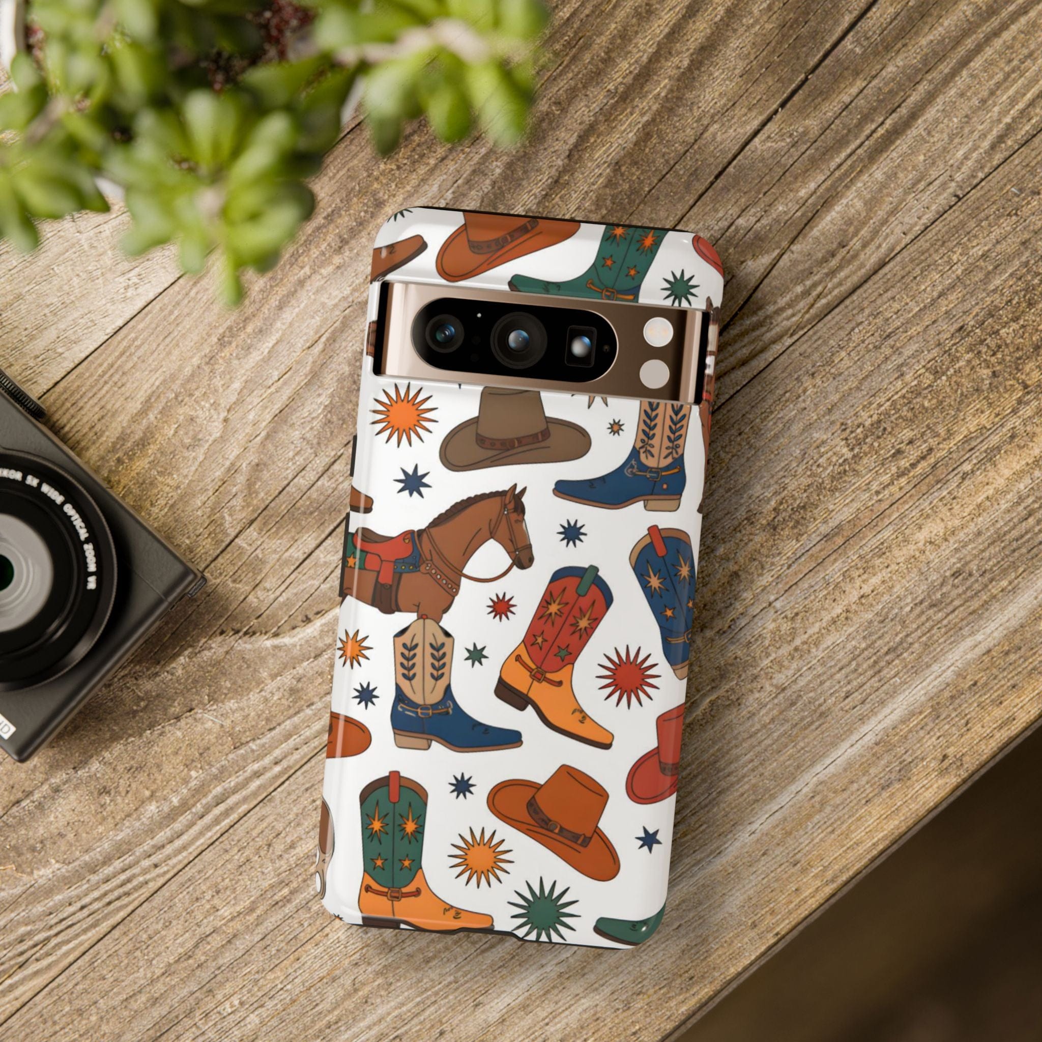Cowboy Boots, Hats & Horses Phone Case
