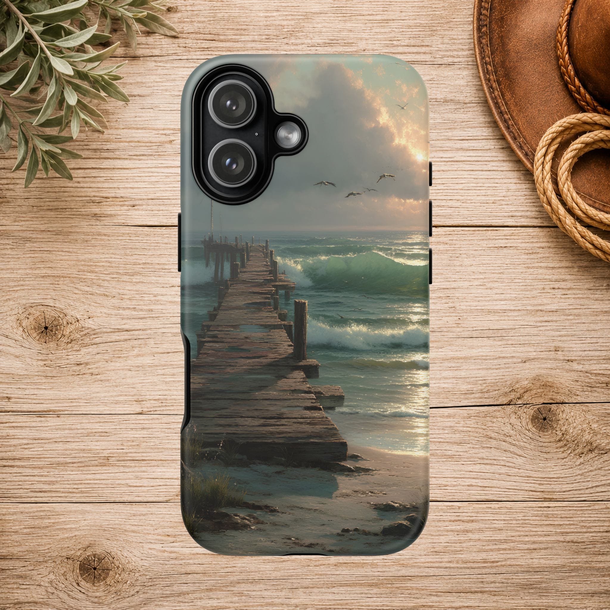 Wooden  Seaside Pier Phone Case