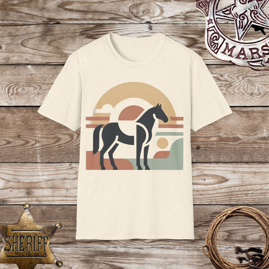 Retro Sunset Horse T-Shirt