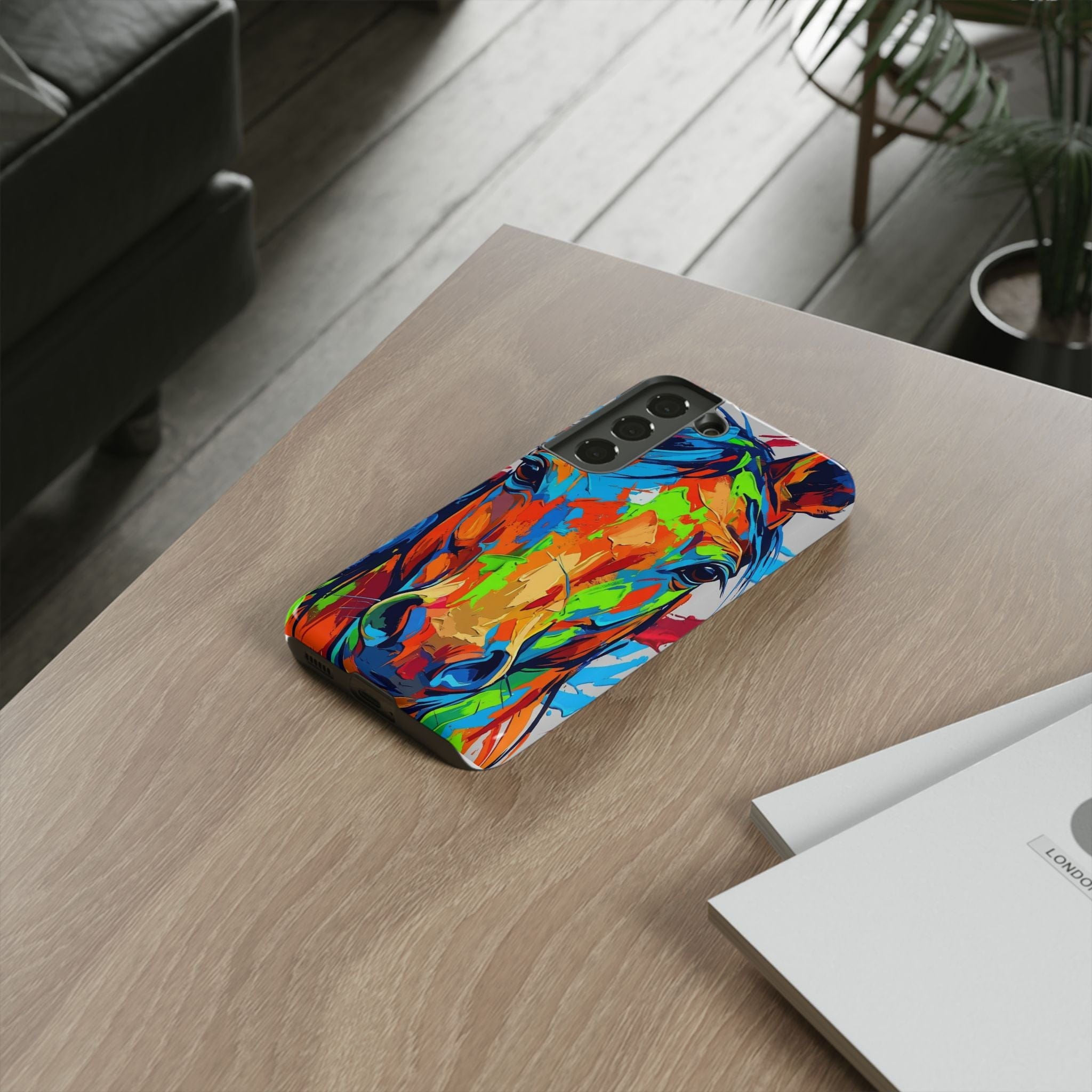 Colorful Abstract Horse Phone Case