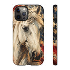 Patriotic White Horse Phone Case