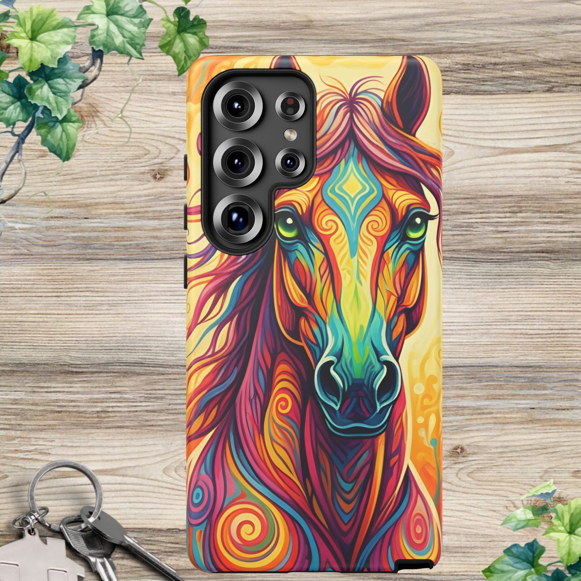 Vibrant Swirl Stallion - Phone Cover