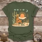Boho Sunset Graphic for Nature Lovers-T-Shirt