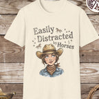 Easily Distracted by Horses T-Shirt