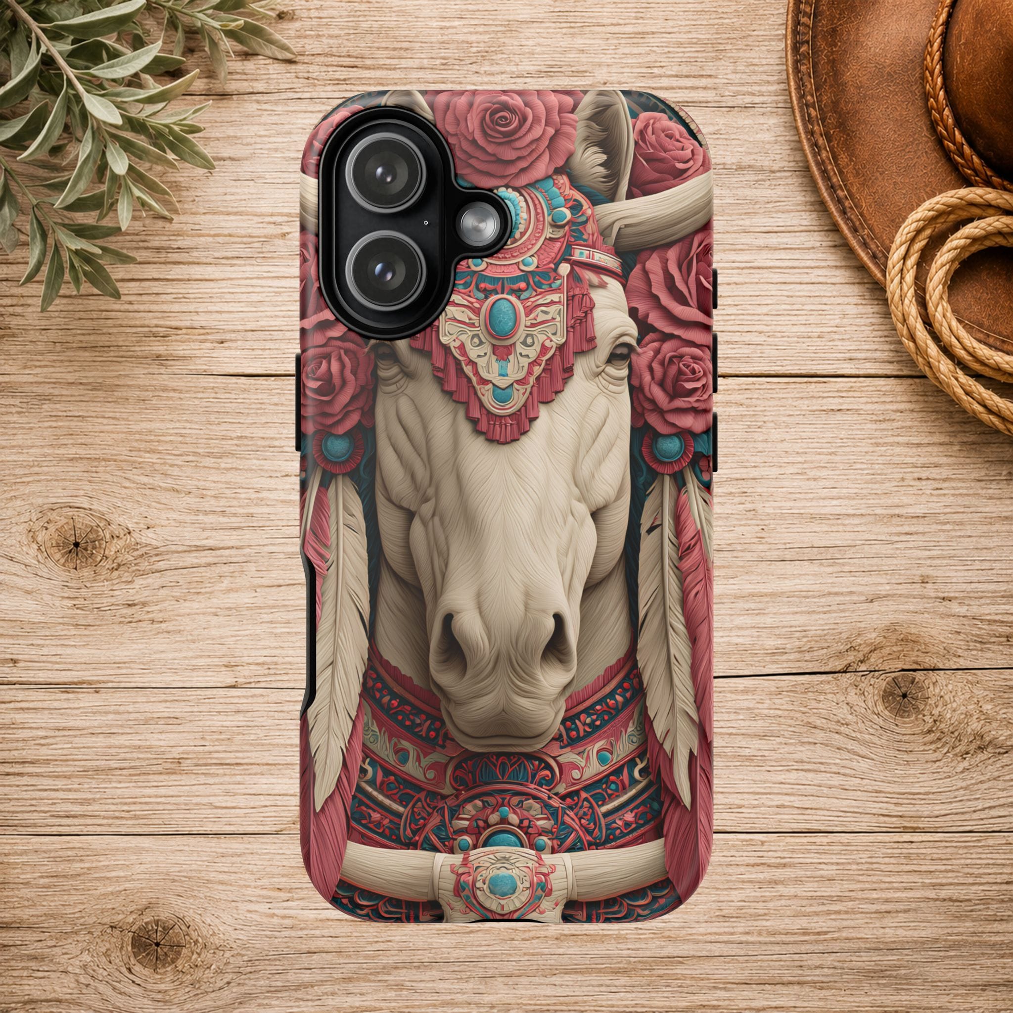 Boho Bull Phone Case