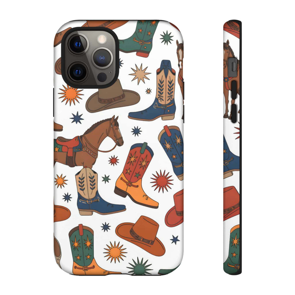 Cowboy Boots, Hats & Horses Phone Case