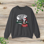 Sleigh Bells More Like Cowbells Funny Christmas Cow Sweatshirt