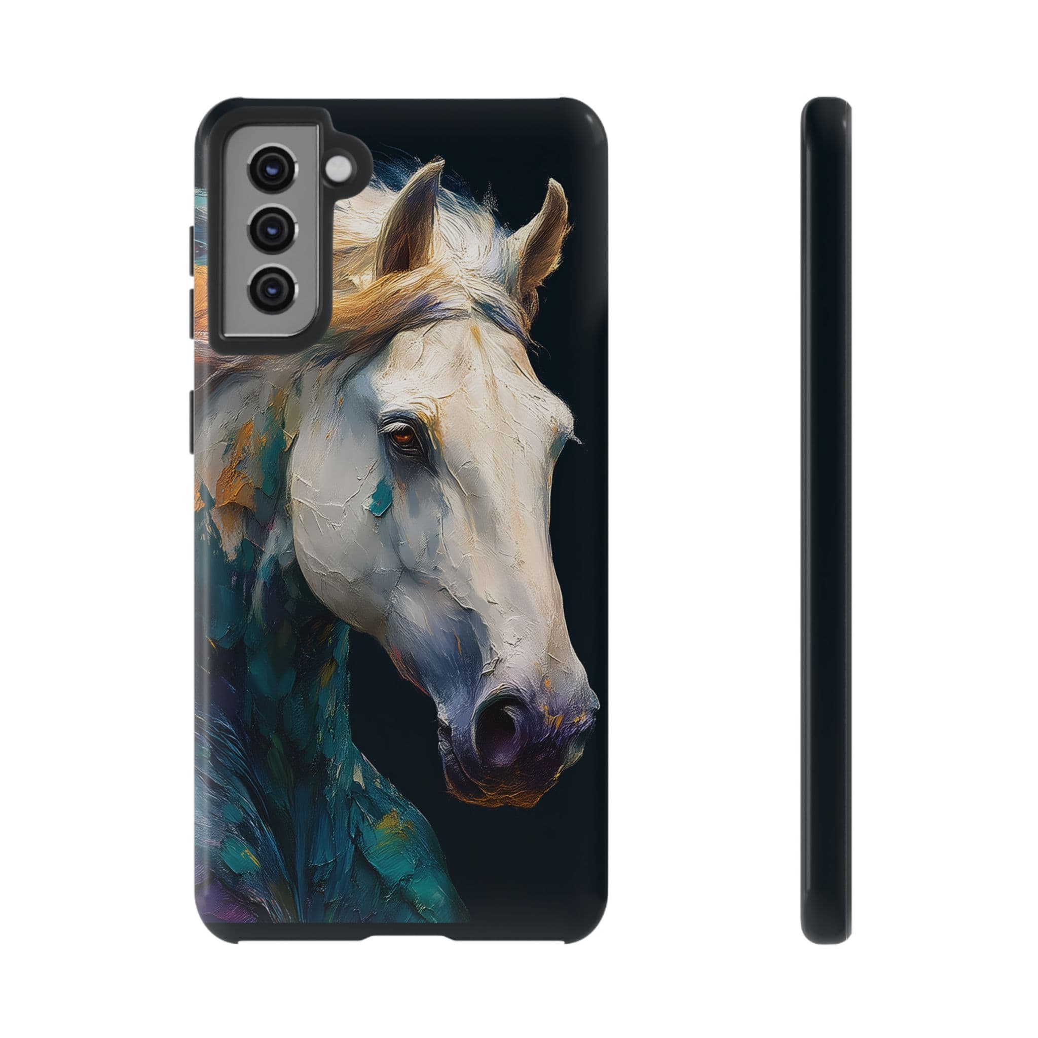 White Horse Art Phone Case