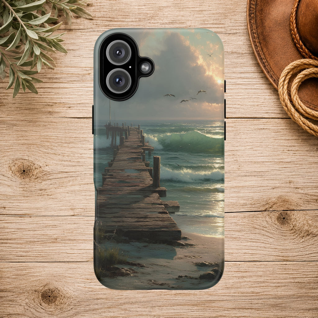 Wooden  Seaside Pier Phone Case
