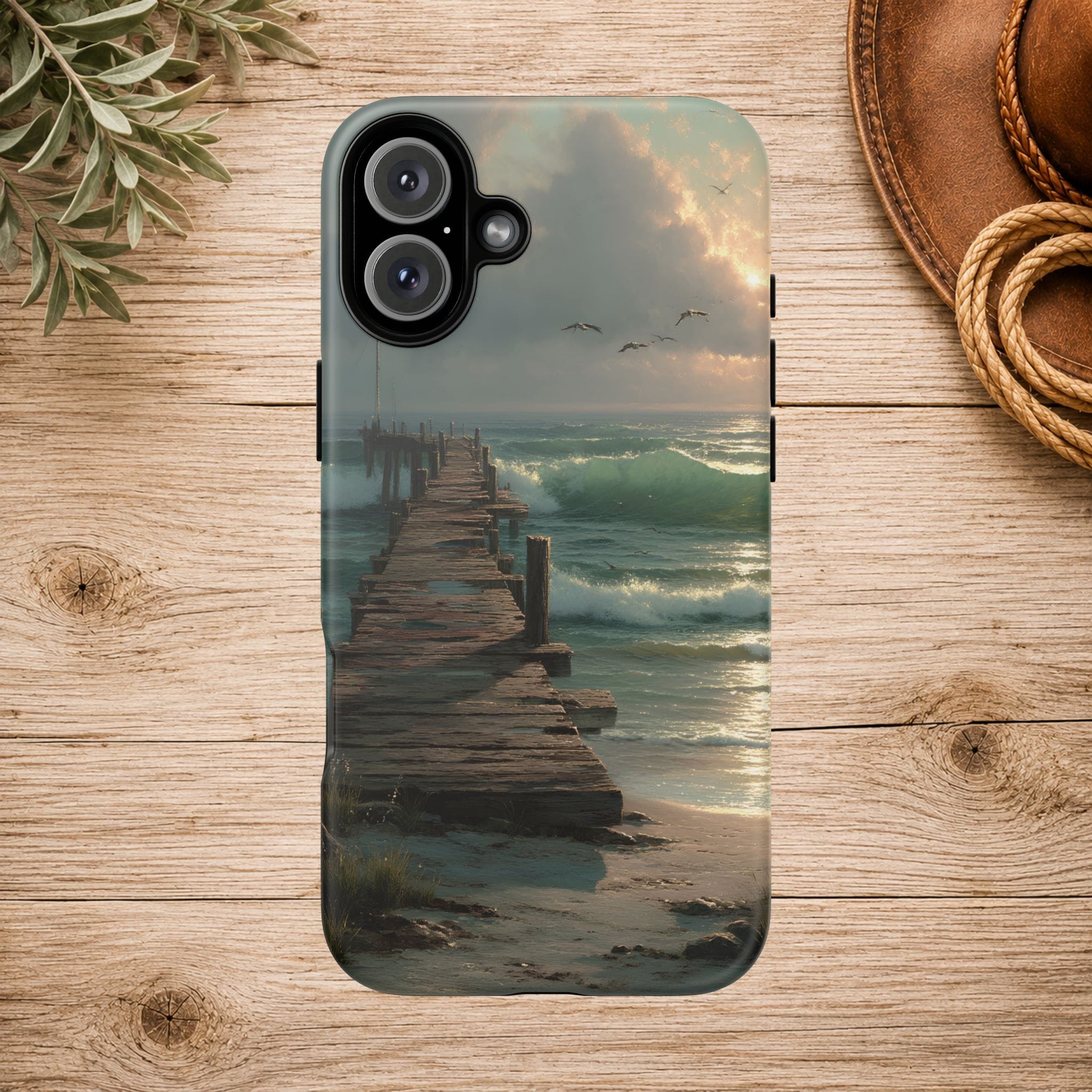 Wooden  Seaside Pier Phone Case
