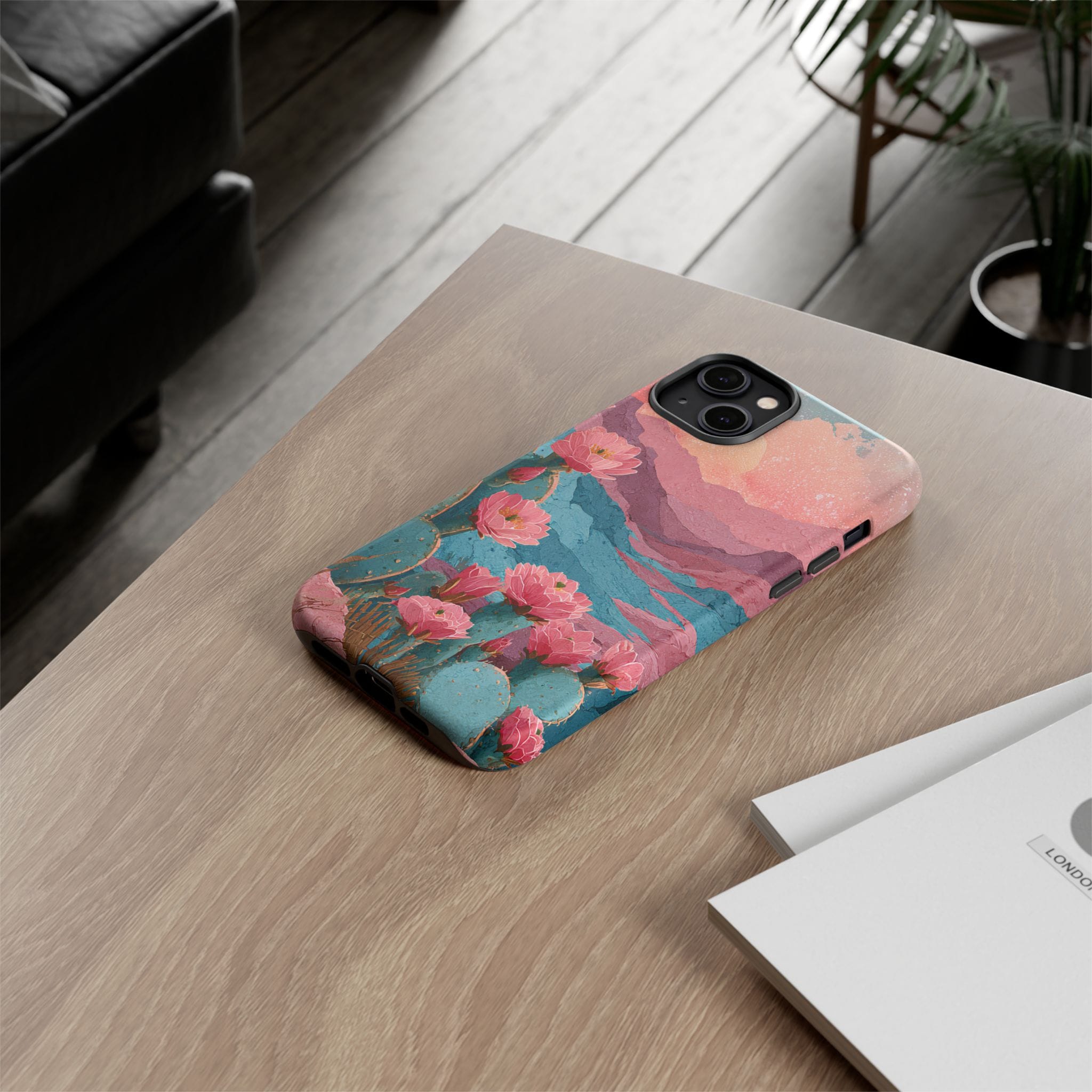 Desert Bloom Sunset Phone Case
