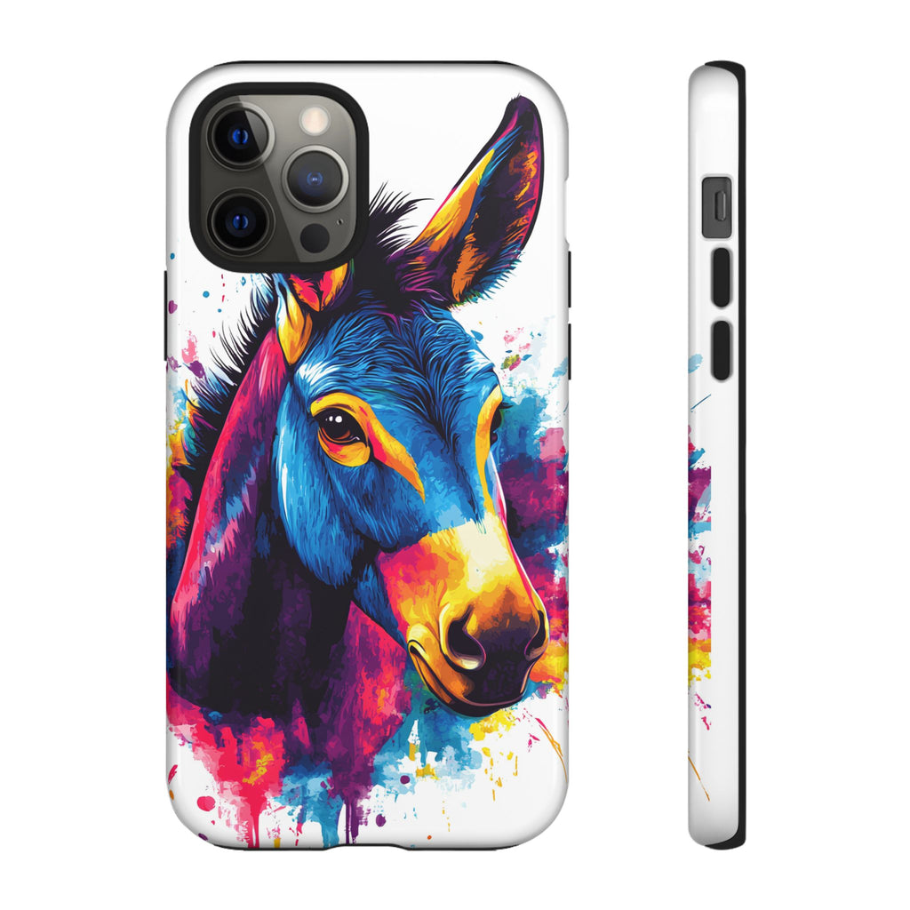 Color Splash Donkey Phone Case