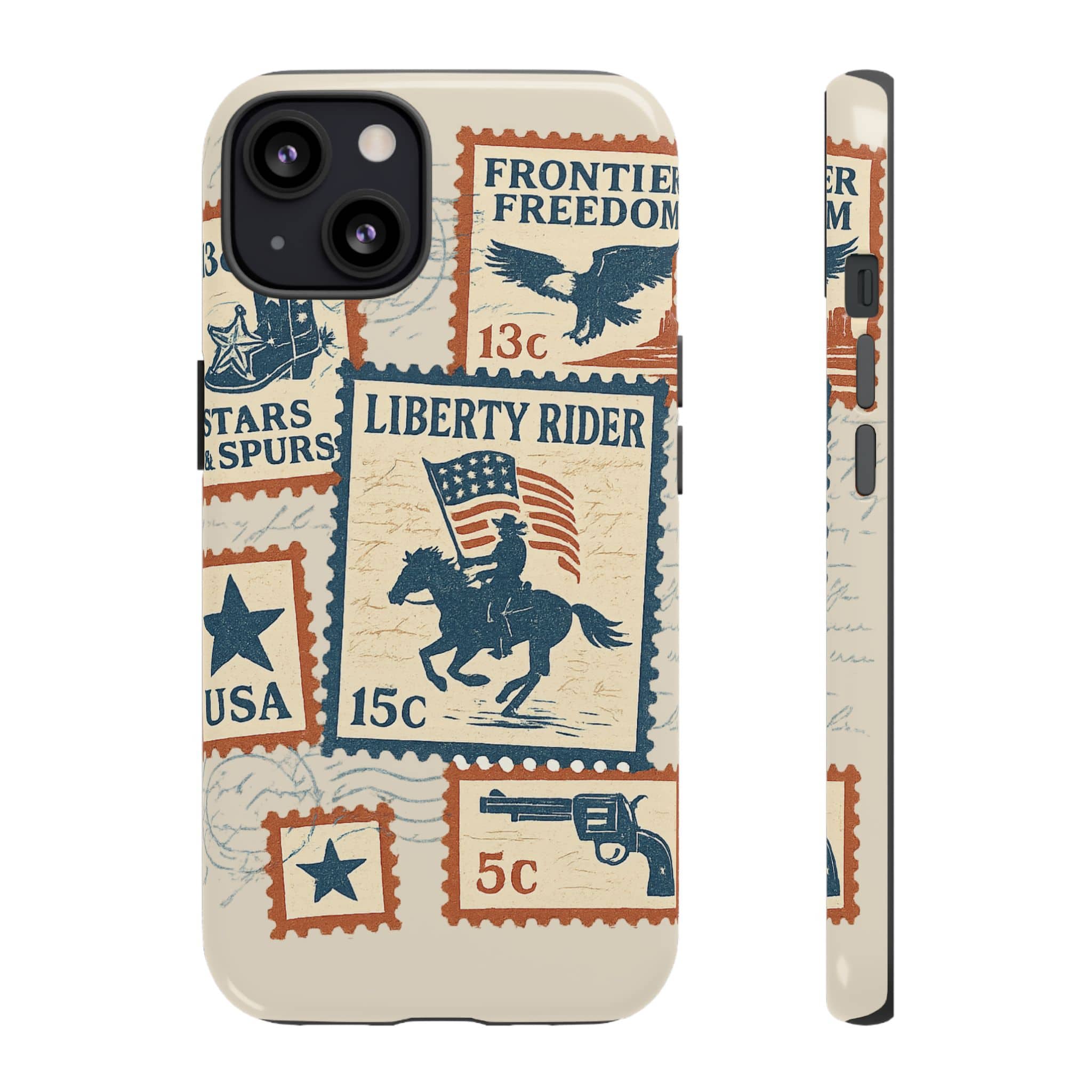 Liberty Rider Vintage Western Patriotic Phone Case