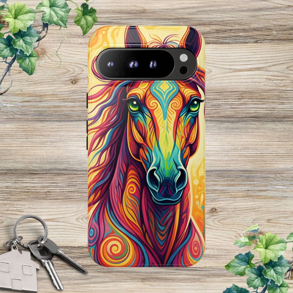 Vibrant Swirl Stallion - Phone Cover