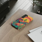 Desert Sunset Cactus Phone Case