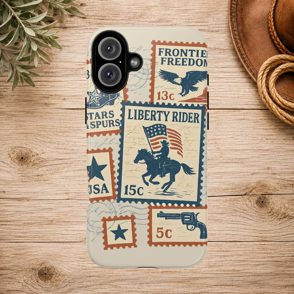 Liberty Rider Vintage Western Patriotic Phone Case