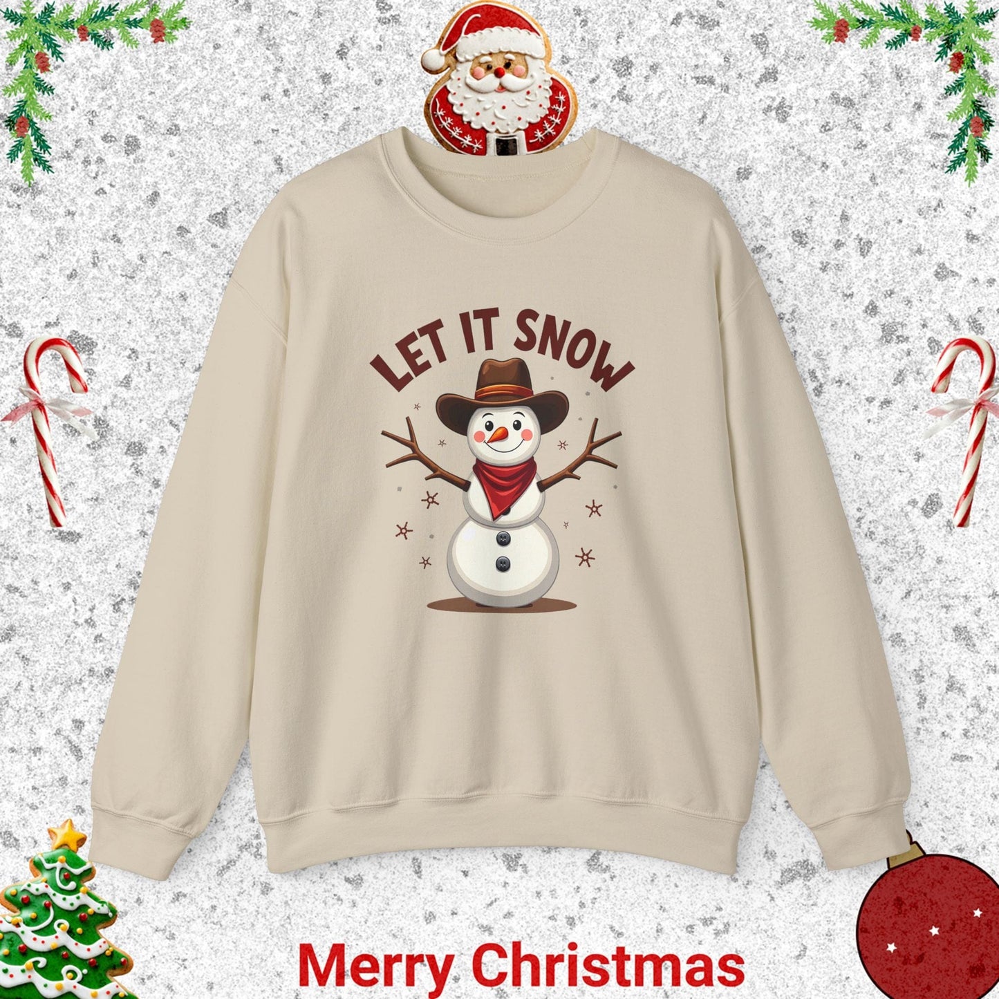 Unisex Heavy Blend™ Crewneck Sweatshirt - Let It Snow