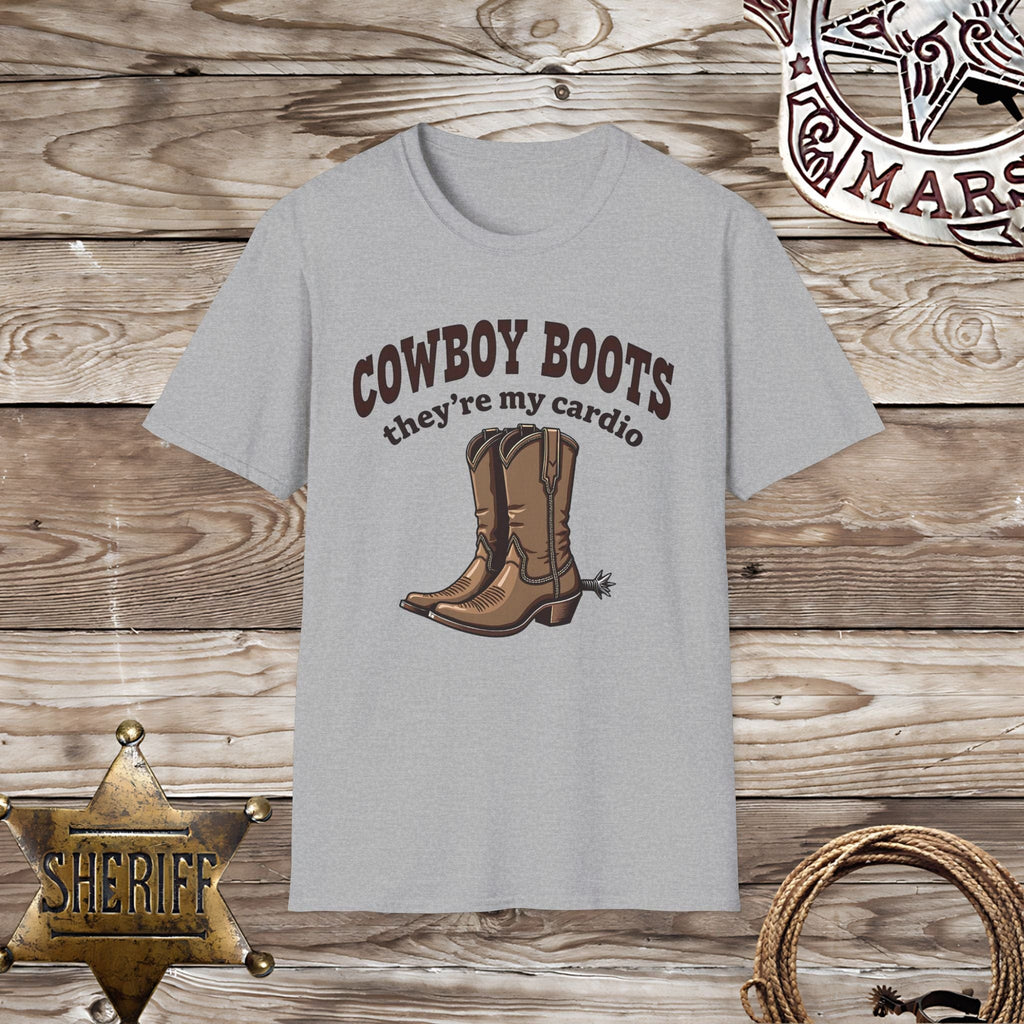 Cowboy Boots - My Cardio-T-Shirt