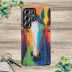 Colorful Horses Head - Phone Case