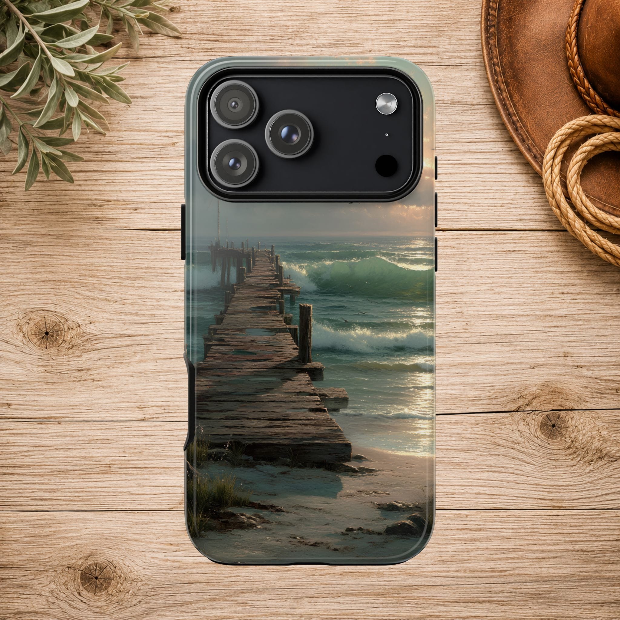 Wooden  Seaside Pier Phone Case