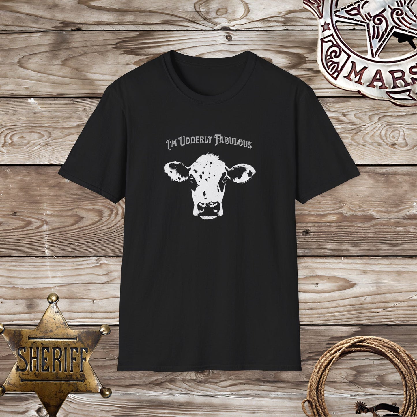 Softstyle Unisex T-Shirt - Udderly Fabulous