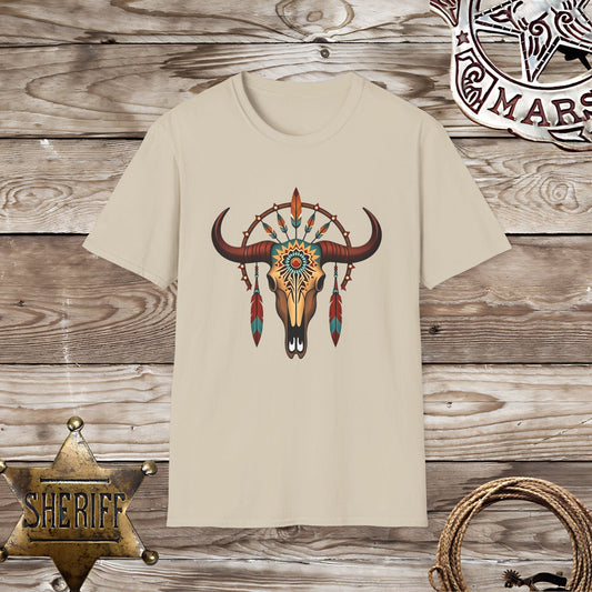 Softstyle Unisex T-Shirt -Buffalo dream catcher