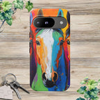 Colorful Horses Head - Phone Case