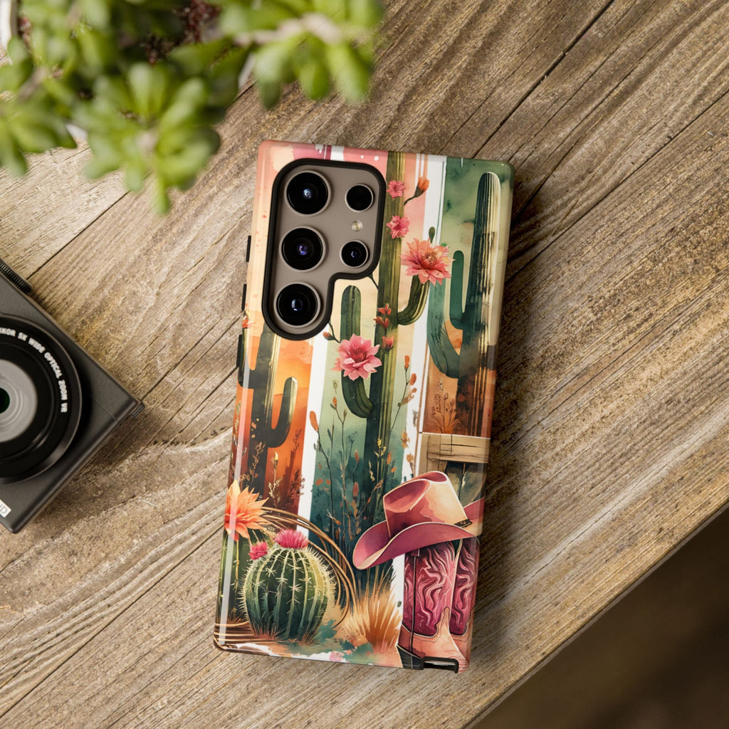 Southwestern Floral Cactus -Tough Case