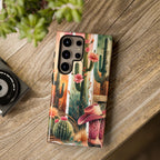 Southwestern Floral Cactus -Tough Case