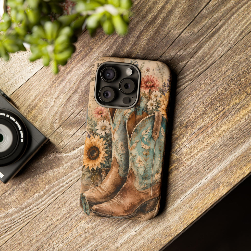 Rustique Sunflower Western iPhone Cover