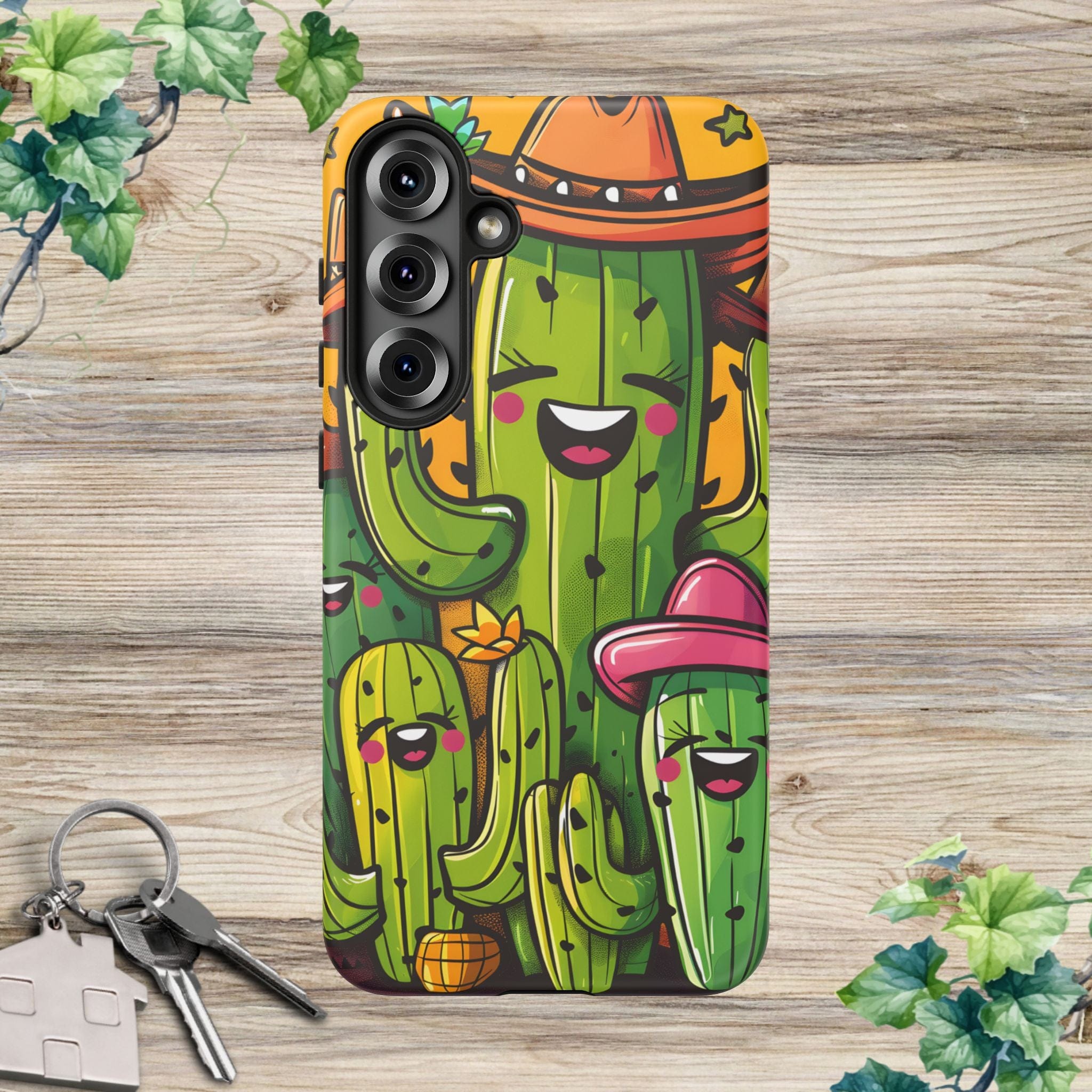 Happy Cactus Crew Phone Case