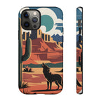 Mountain and Wolf -Phone Case
