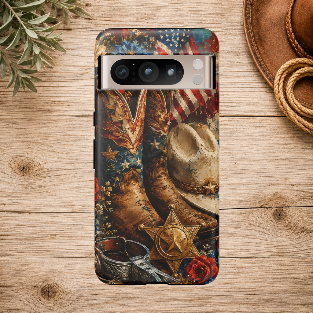 Patriotic Cowgirl Phone Case