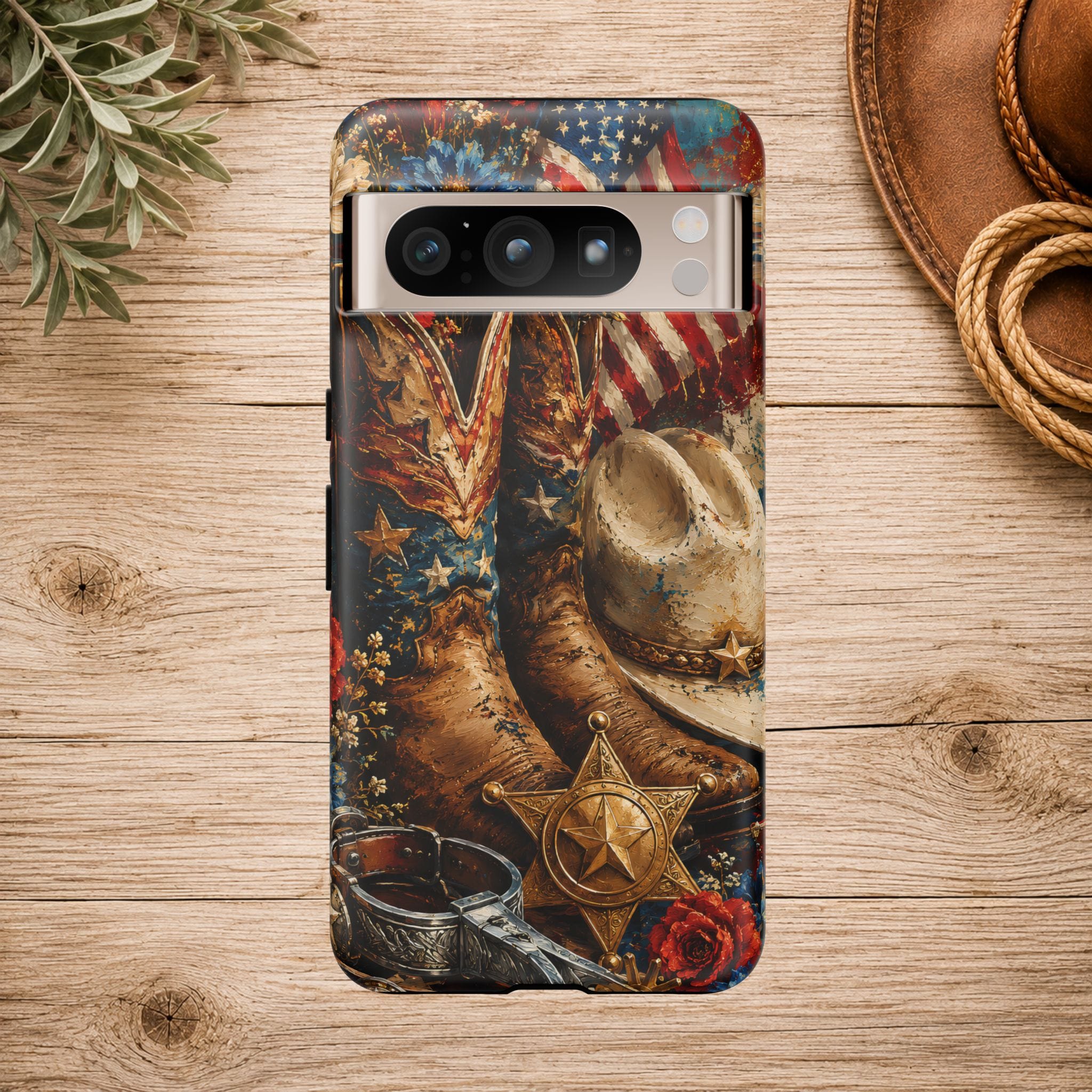 Patriotic Cowgirl Phone Case