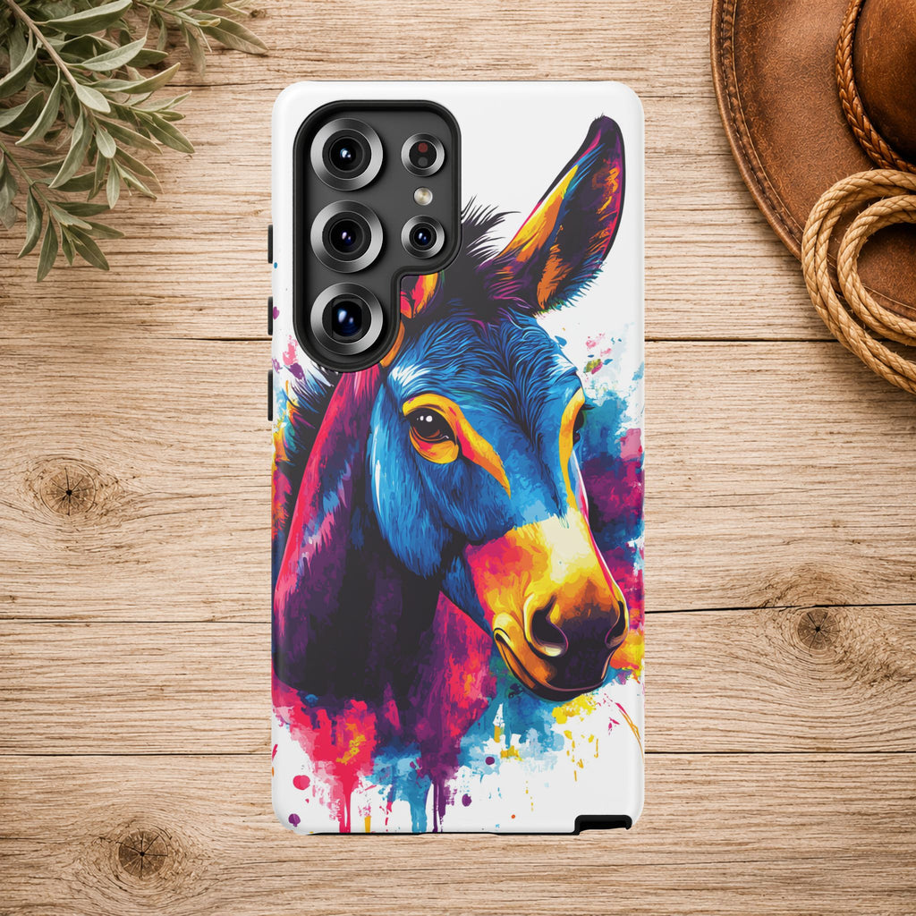Color Splash Donkey Phone Case