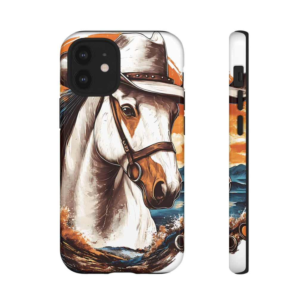 White Hat Horse-Phone Cases