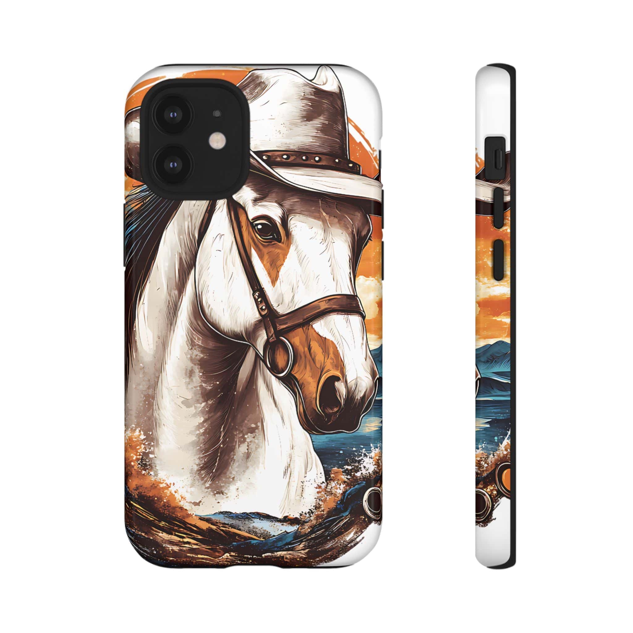 White Hat Horse-Phone Cases
