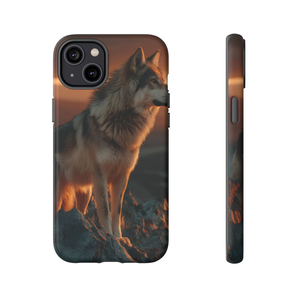 Wolf Sunset Phone Case