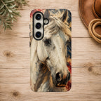 Patriotic White Horse Phone Case