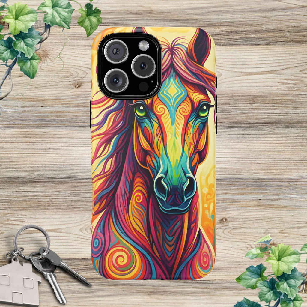 Vibrant Swirl Stallion - Phone Cover