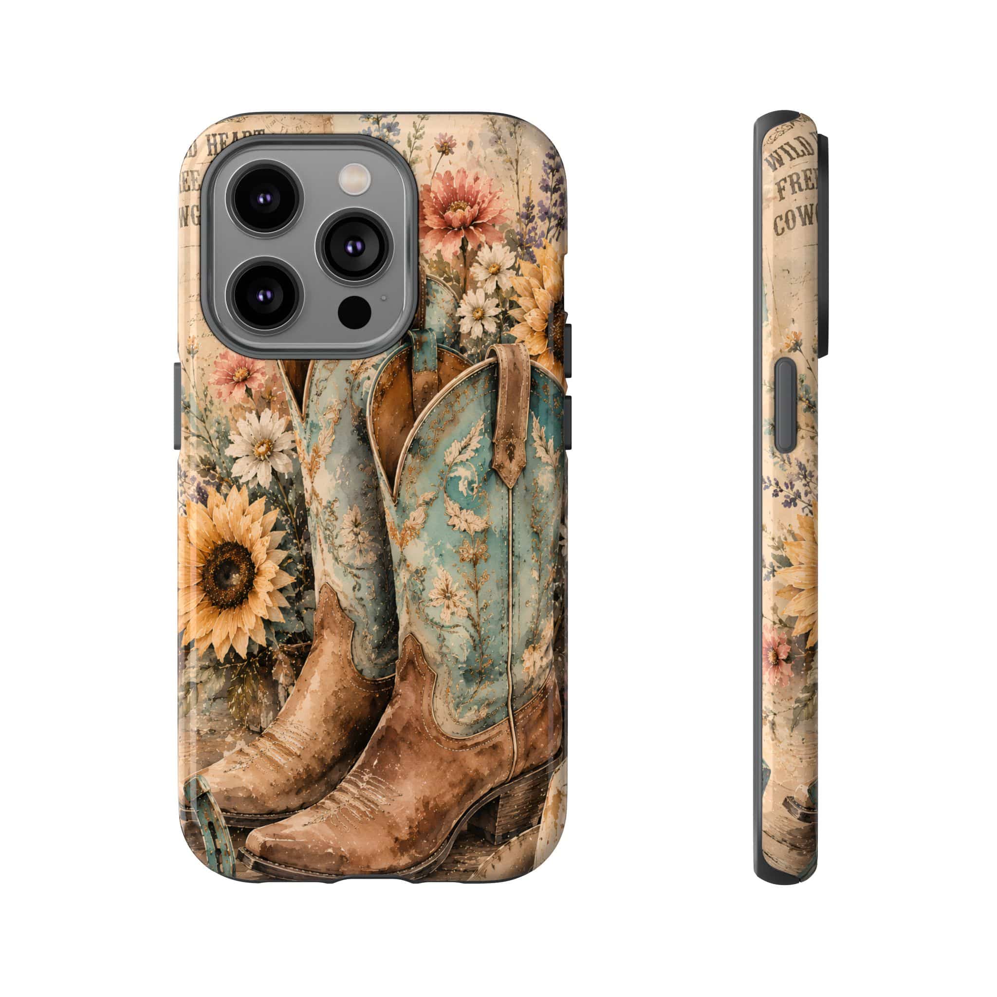 Rustique Sunflower Western iPhone Cover