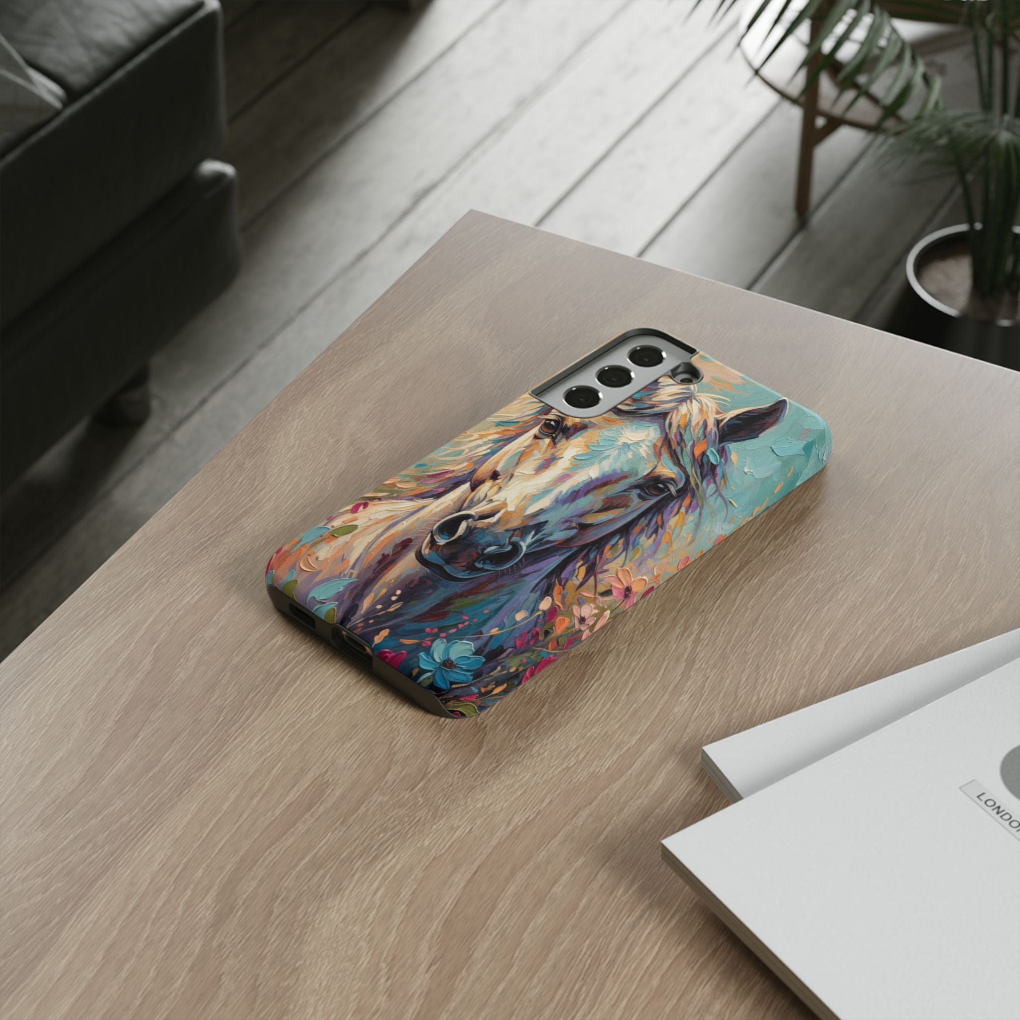 Blooming Spirit Horse Phone Case