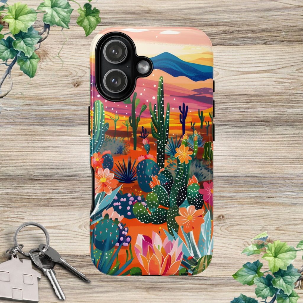 Colorful Cactus Phone Case