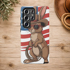 Patriotic Cowboy Bunny Phone Case