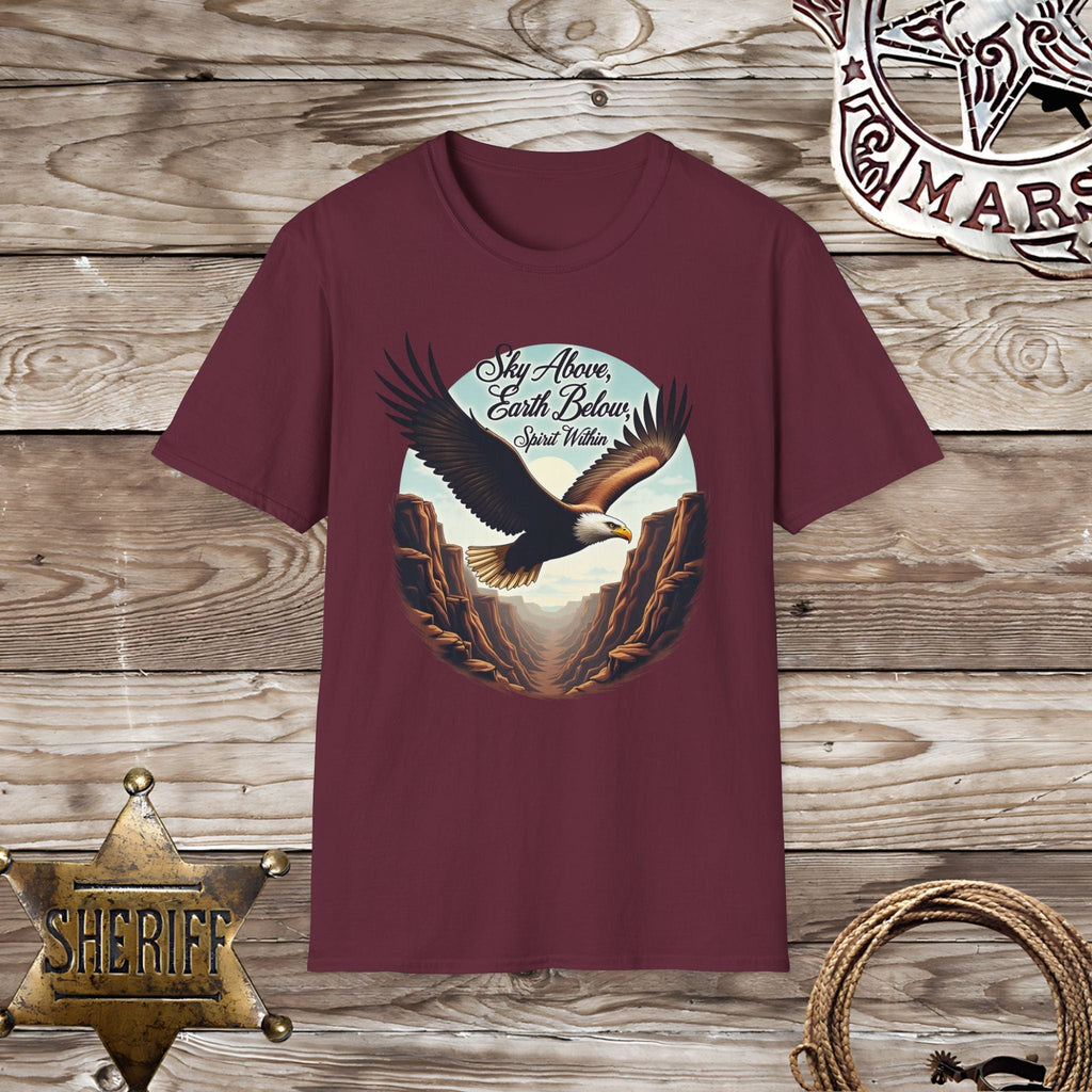 Sky High, Earth Below-T-Shirt
