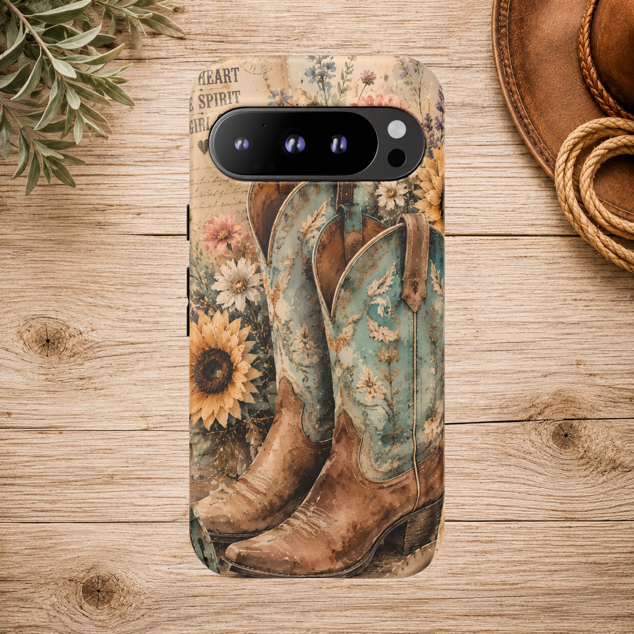 Rustique Sunflower Western iPhone Cover