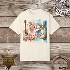 Brushed Style with Western Elements-T-Shirt
