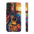 Psychedelic Sunset Guitar Phone Case
